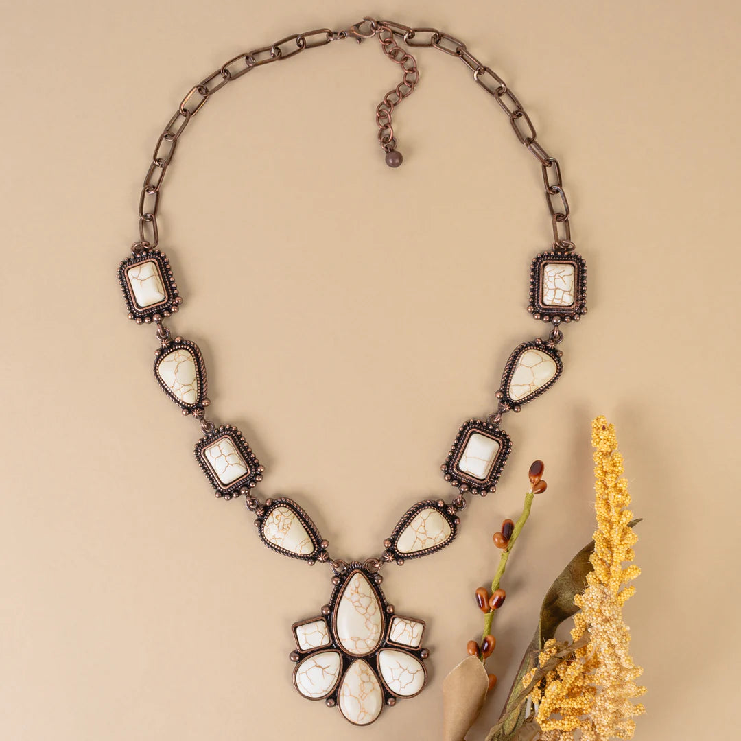 Squash Blossom Necklace-Bronze