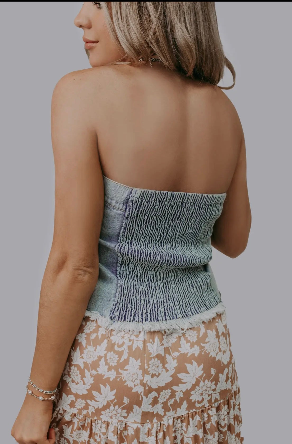 Rodeo Rebel Denim Corset