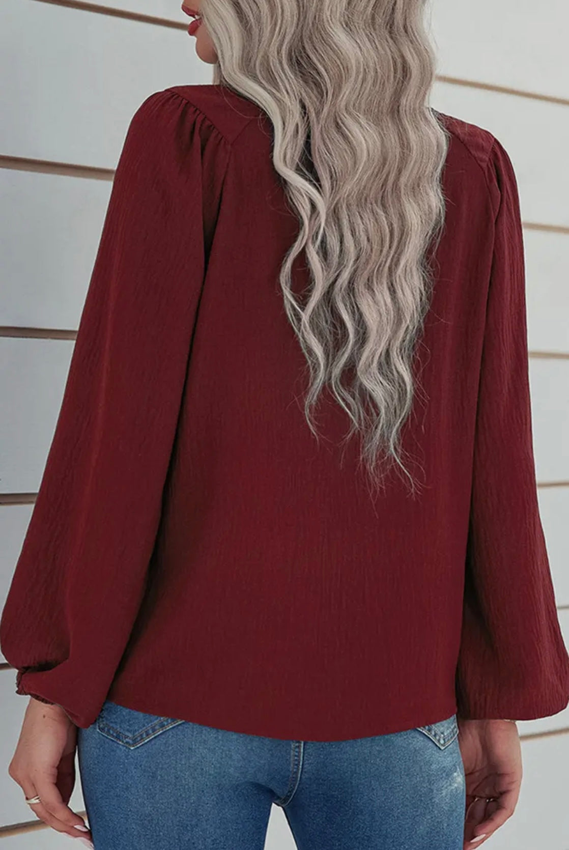 Cranberry Grace Blouse