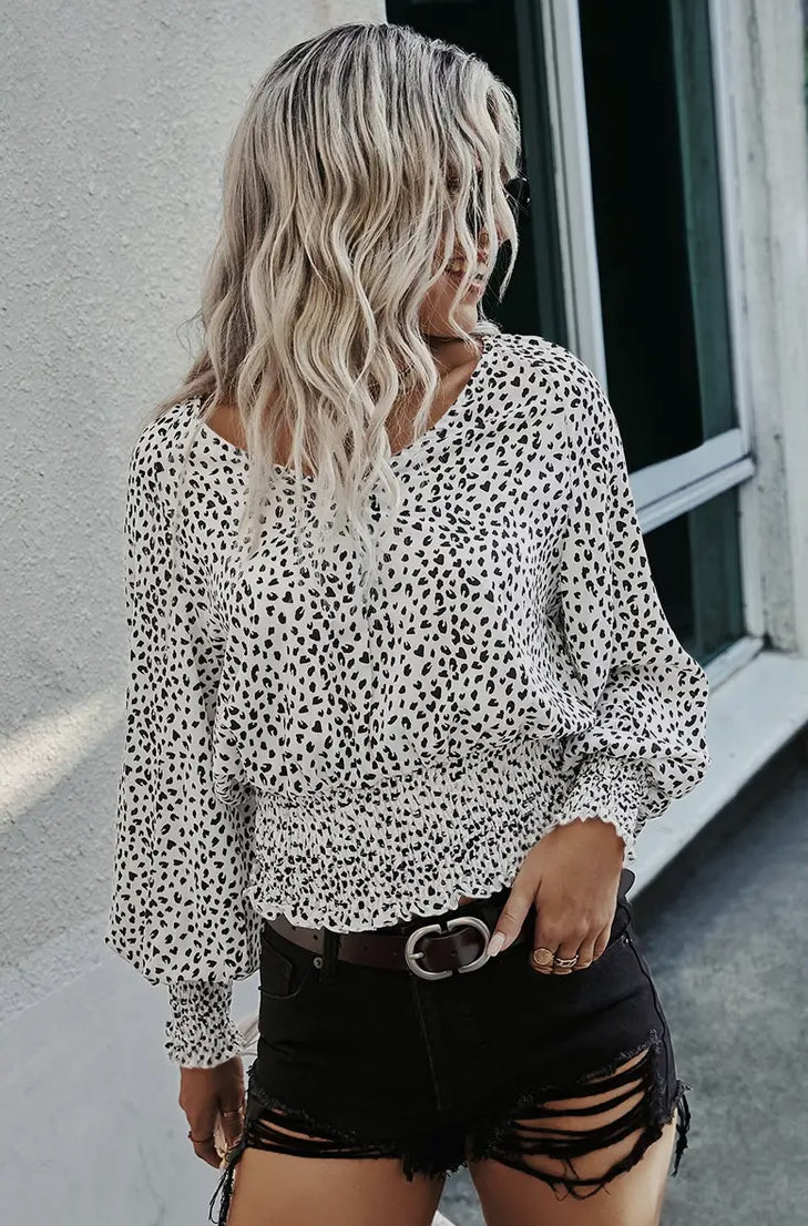 Wild Heart Smocked Top