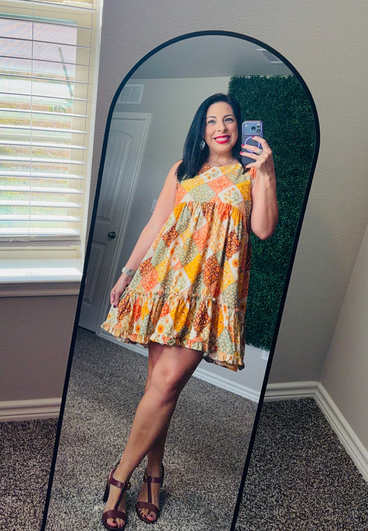 Harvest Patchwork Dress