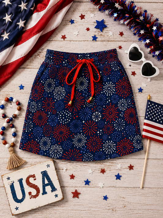 Fireworks & Freedom Skort