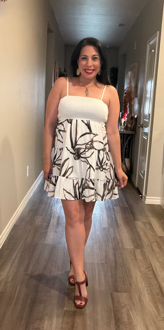 Coastal Sketch Dress