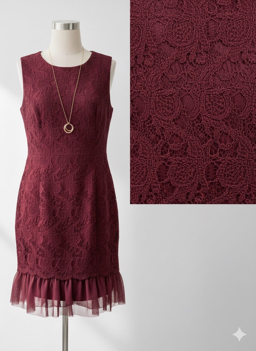 Mulberry Lace Dress