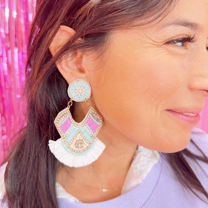 Glam Aztec Earrings