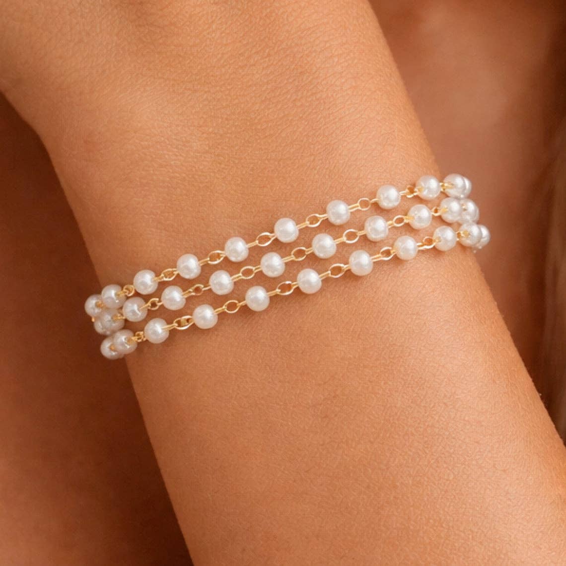 18K Gold PVD Plated Waterproof Stainless Steel Chain Bracelet