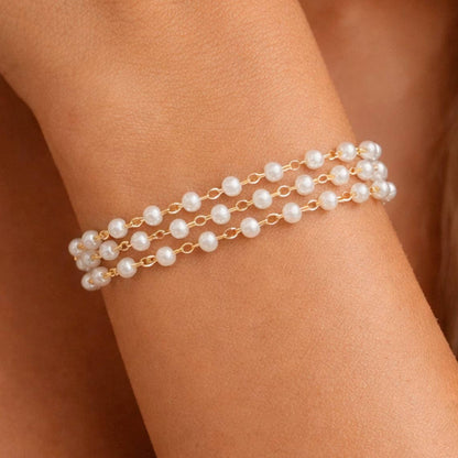 18K Gold PVD Plated Waterproof Stainless Steel Chain Bracelet