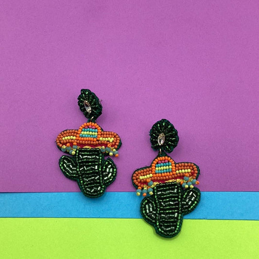 Fiesta Cactus Earrings