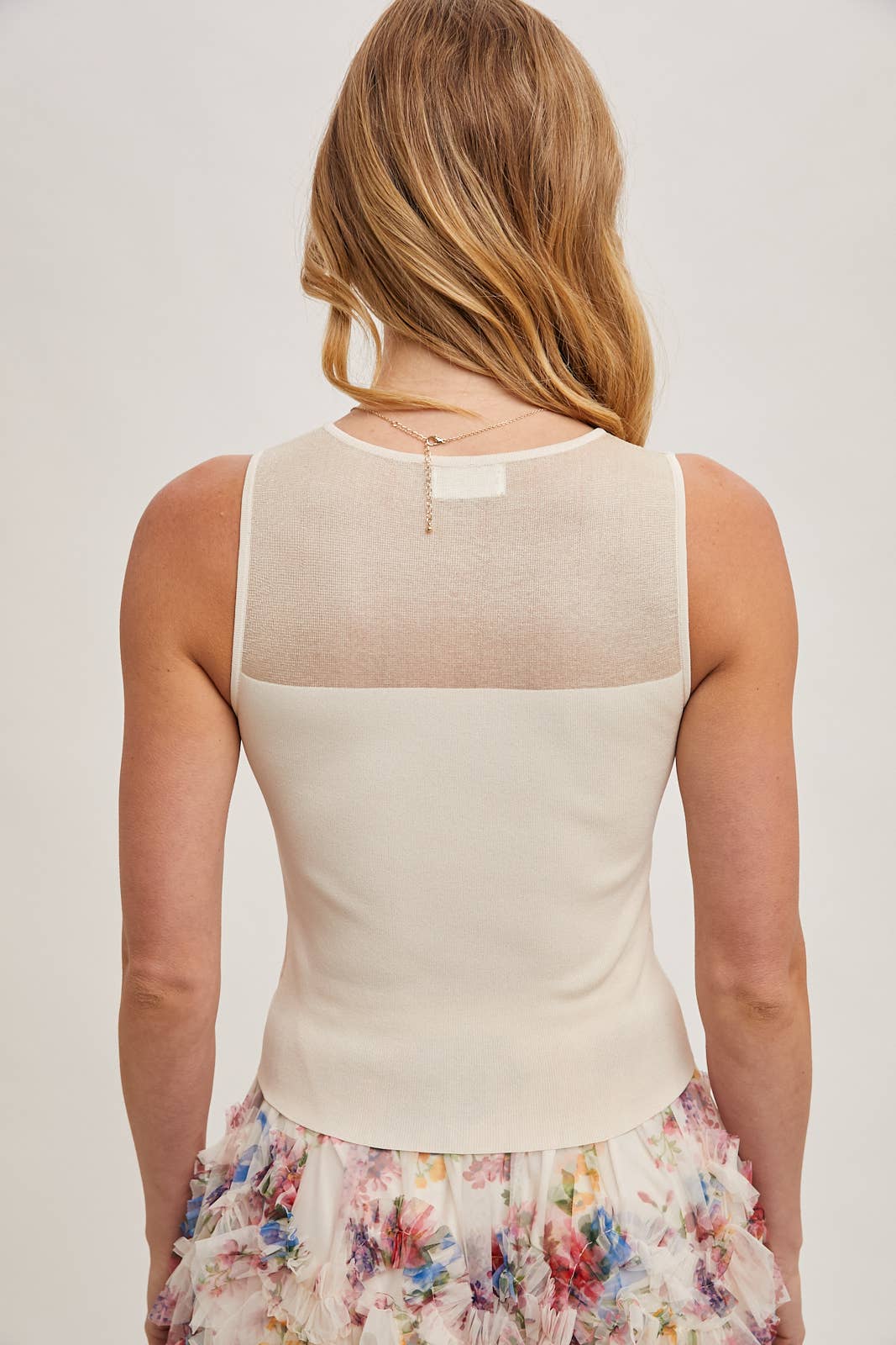 🤍 Simply Sweet Mesh Top