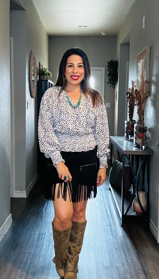 Wild Heart Smocked Top