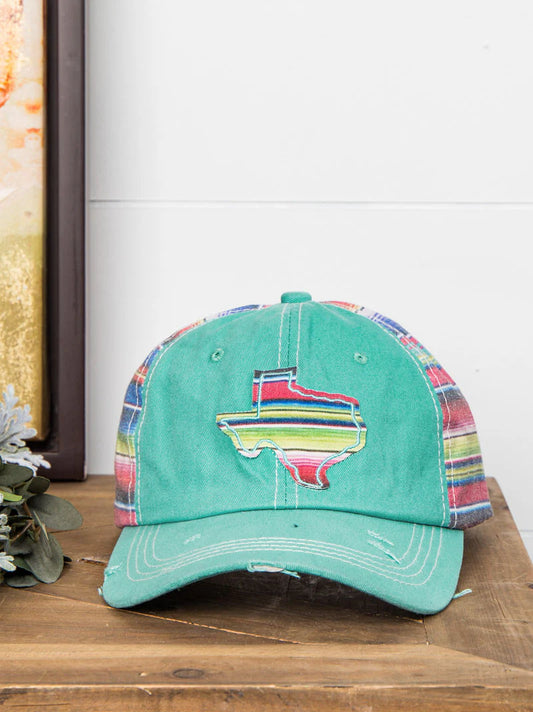 Embroidered Serape Texas Hat