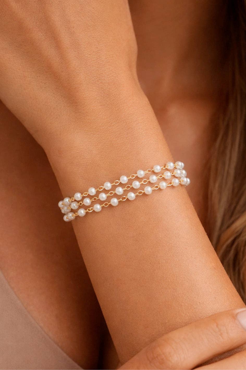 18K Gold PVD Plated Waterproof Stainless Steel Chain Bracelet
