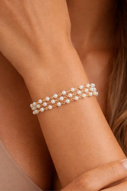 18K Gold PVD Plated Waterproof Stainless Steel Chain Bracelet