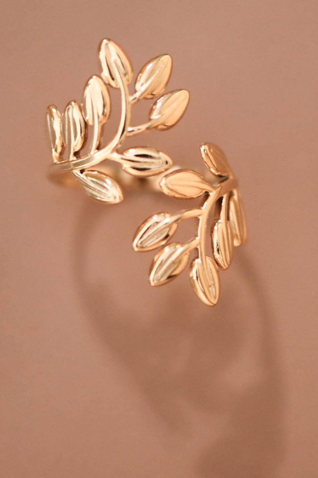 18K Gold Plated Waterproof Stainless Steel Ring