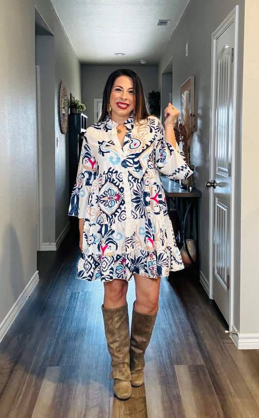 Tribal Print Dress