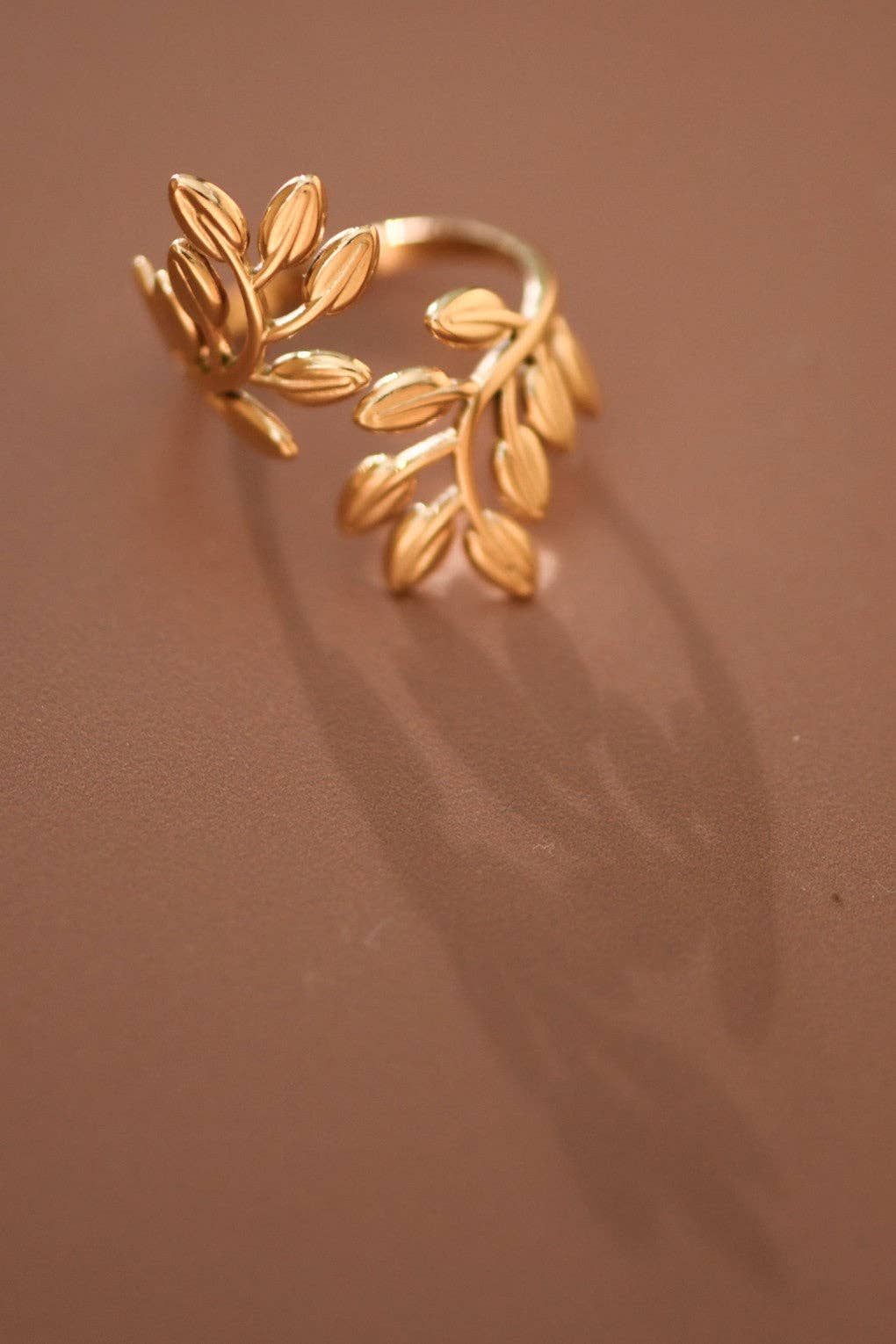 18K Gold Plated Waterproof Stainless Steel Ring