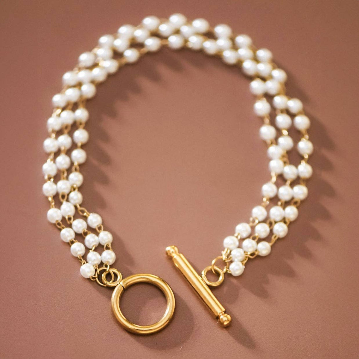 18K Gold PVD Plated Waterproof Stainless Steel Chain Bracelet