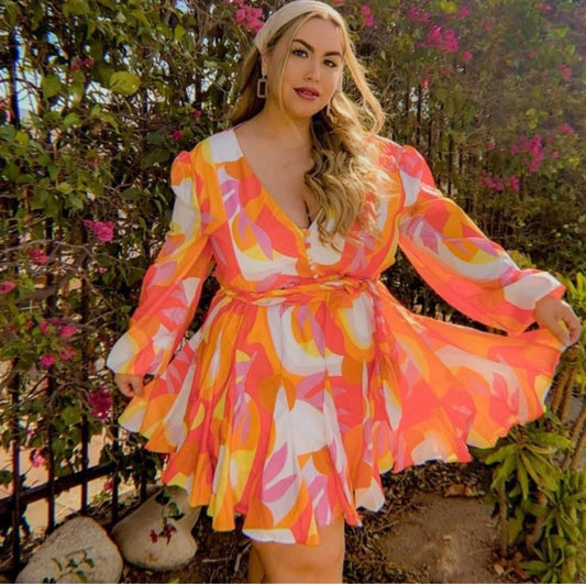 Sunset Bloom Dress