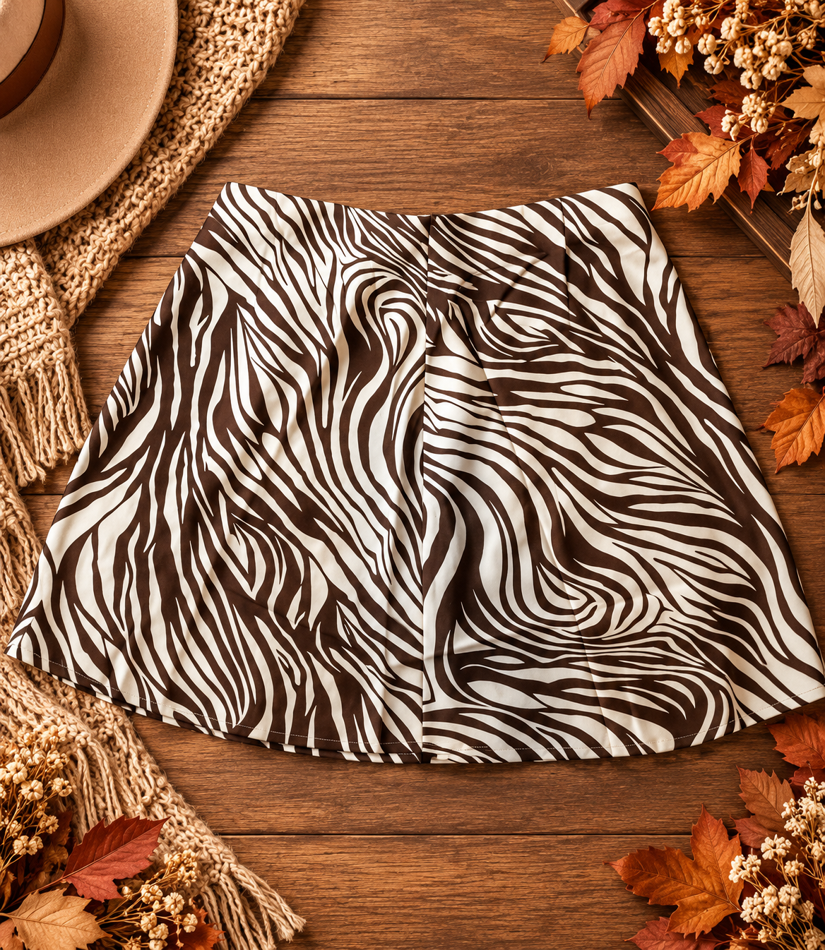 Wild at Heart Zebra Skirt