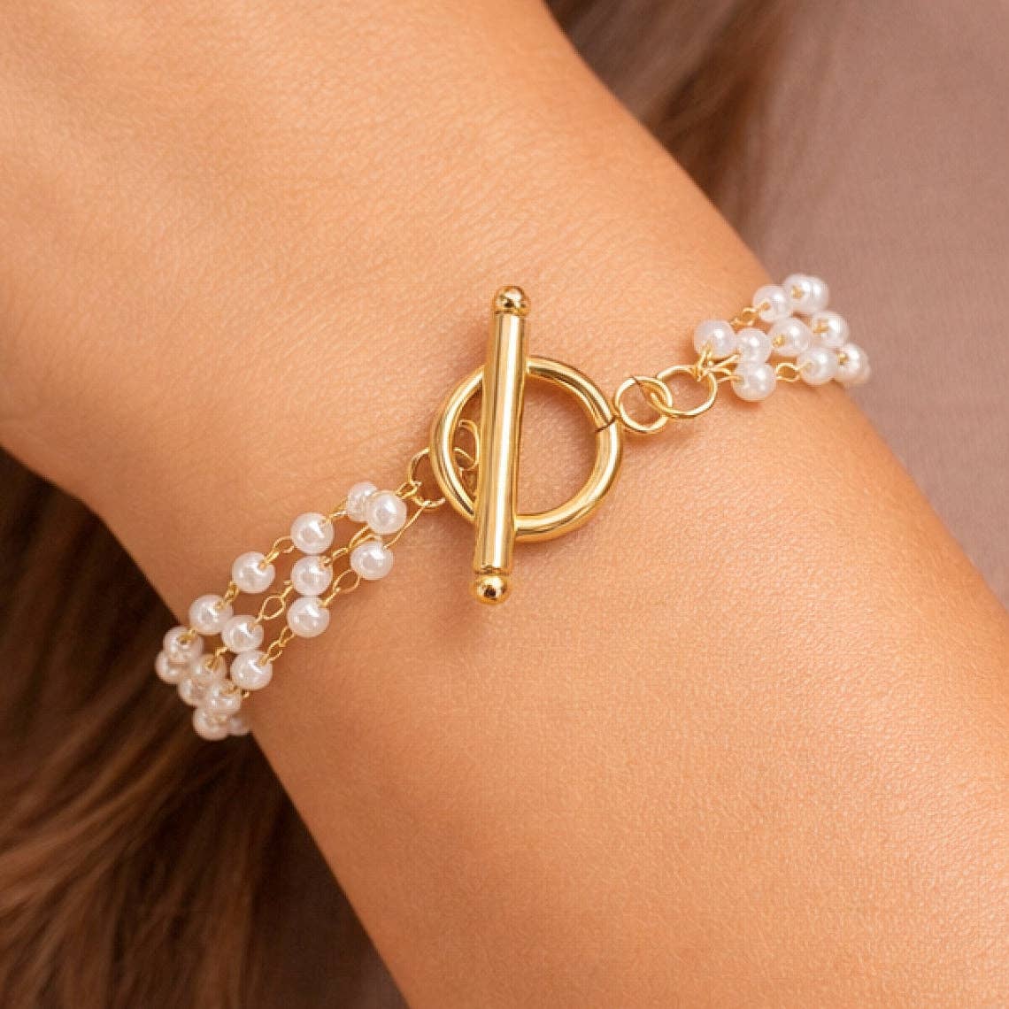 18K Gold PVD Plated Waterproof Stainless Steel Chain Bracelet