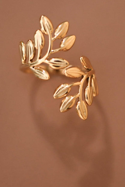 18K Gold Plated Waterproof Stainless Steel Ring