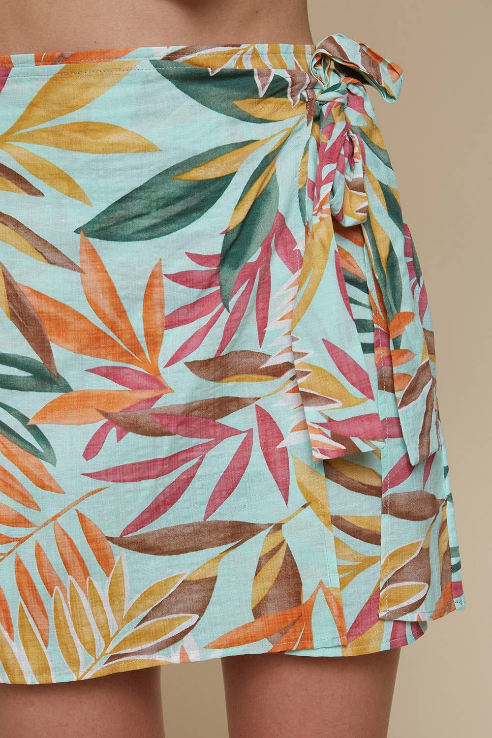 Palm Breeze Wrap Skirt