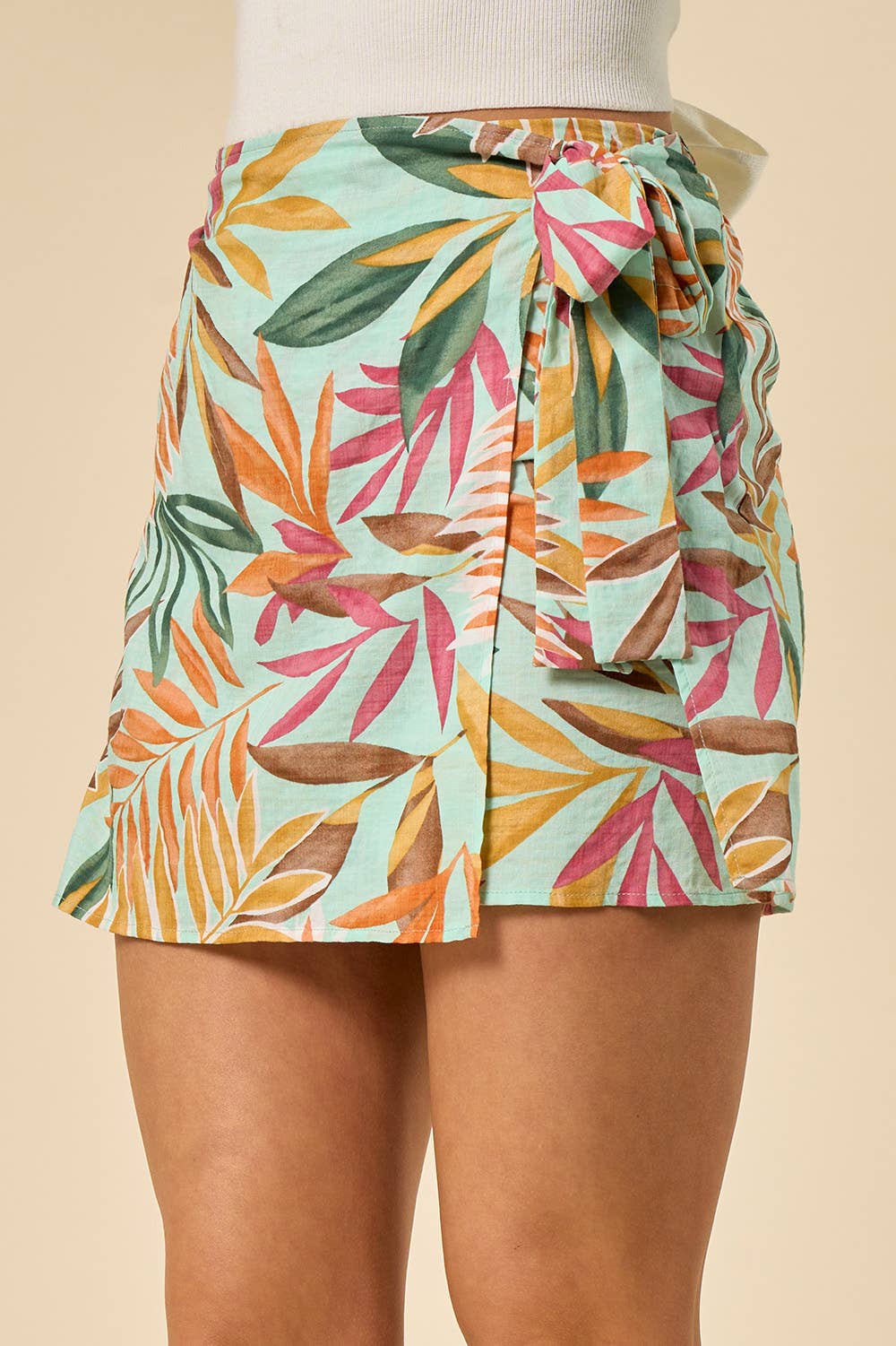 Palm Breeze Wrap Skirt