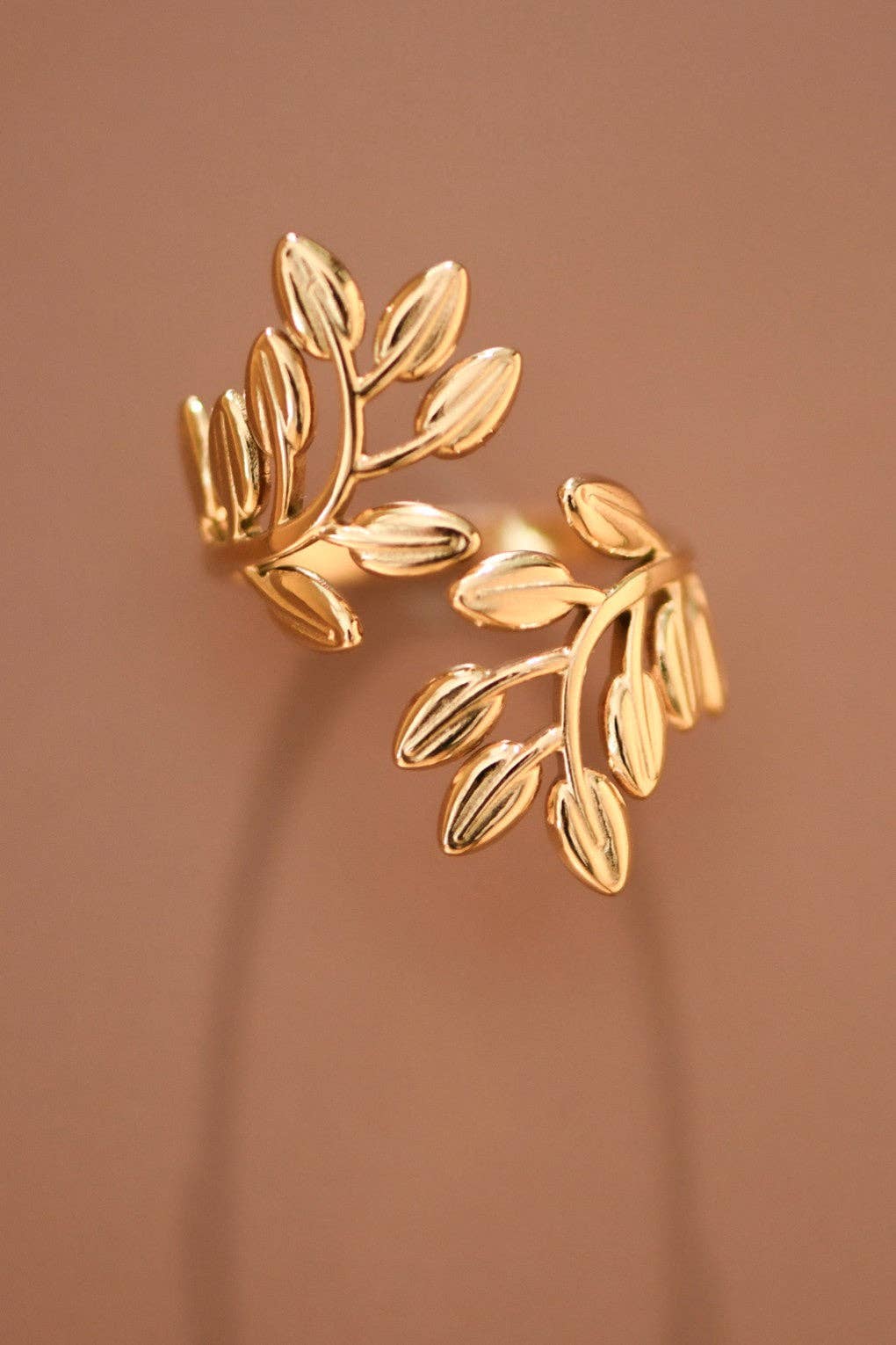 18K Gold Plated Waterproof Stainless Steel Ring
