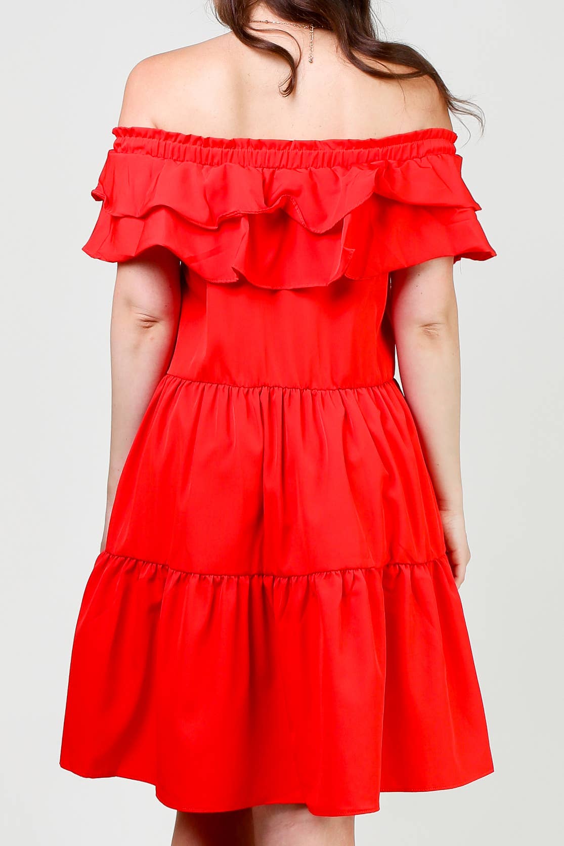 Scarlet Grace Ruffle Dress