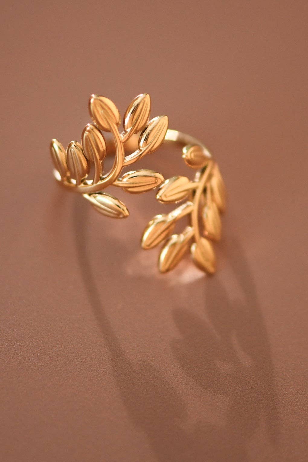 18K Gold Plated Waterproof Stainless Steel Ring