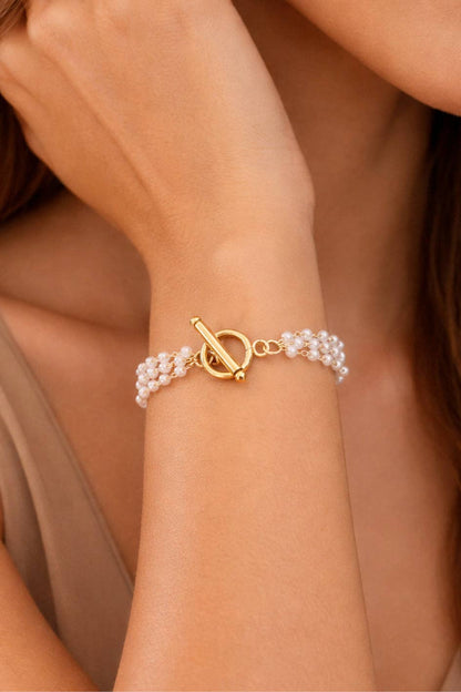 18K Gold PVD Plated Waterproof Stainless Steel Chain Bracelet