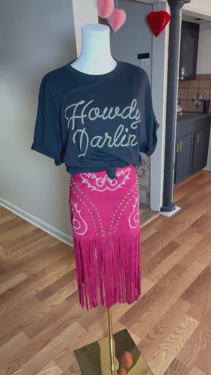 Rodeo Queen Fringe Skirt